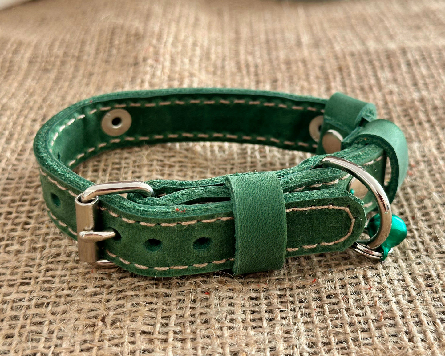 Stylish kitten collar with engraved name, soft and durable for everyday use.