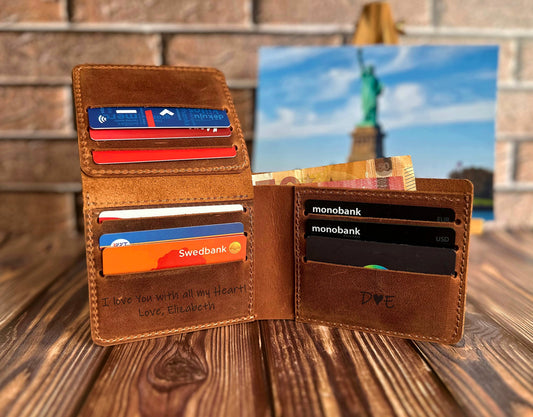 leather card wallet