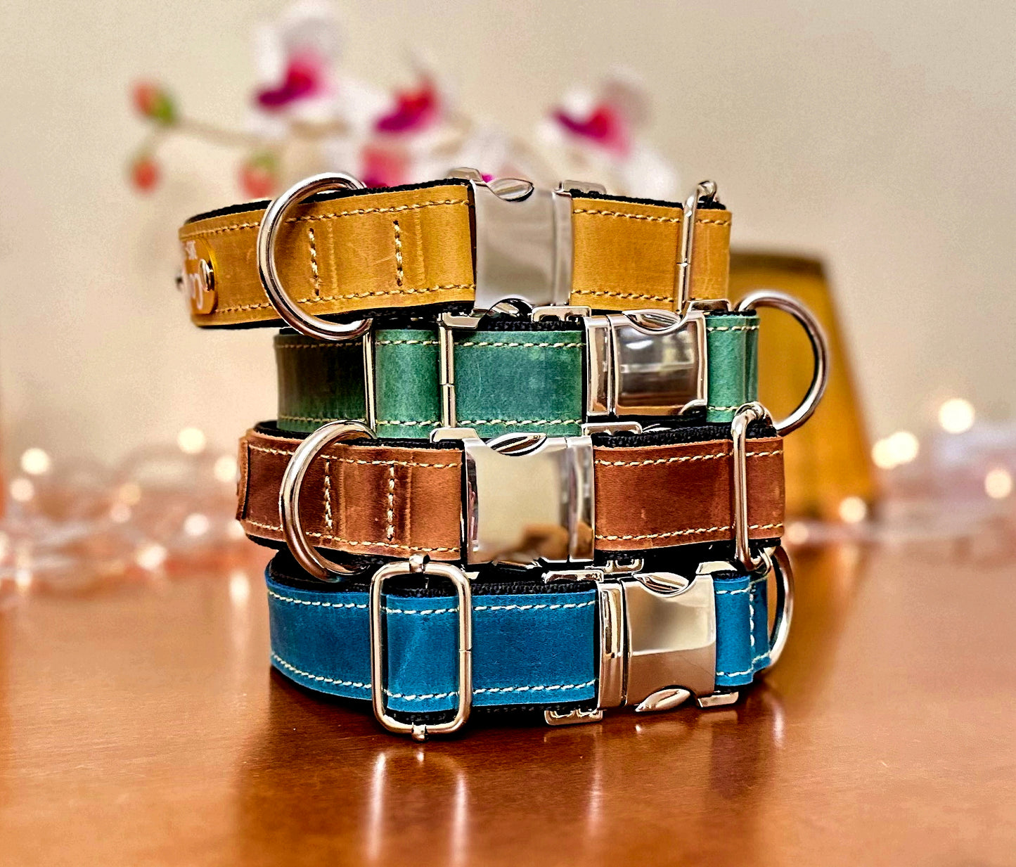 leather quick-release collar