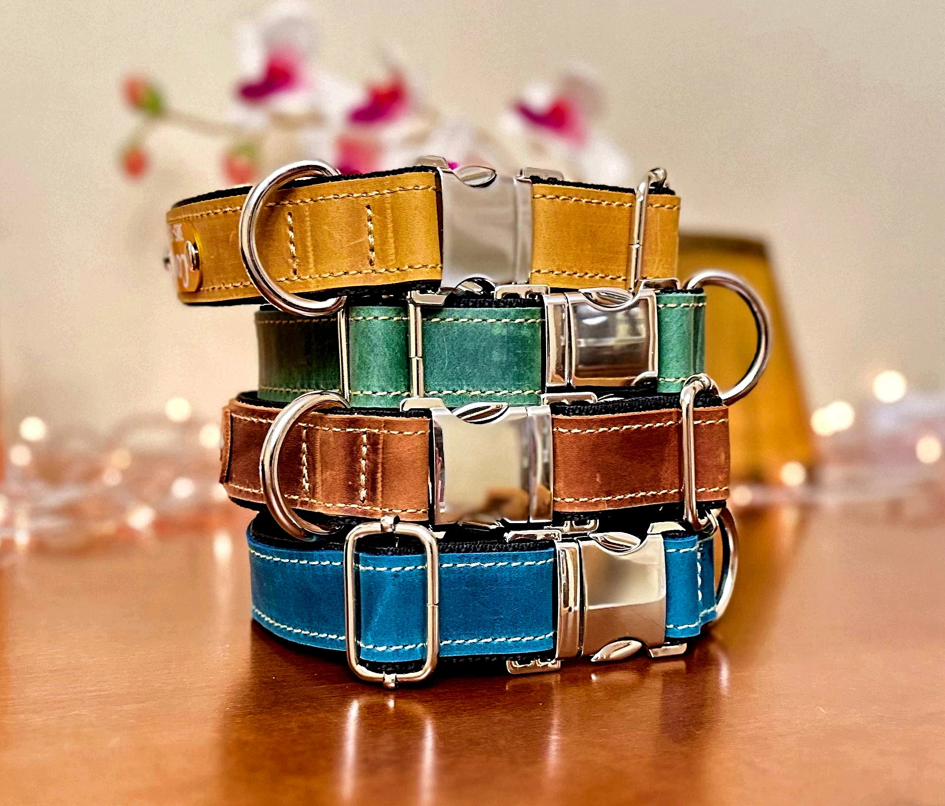 leather quick-release collar