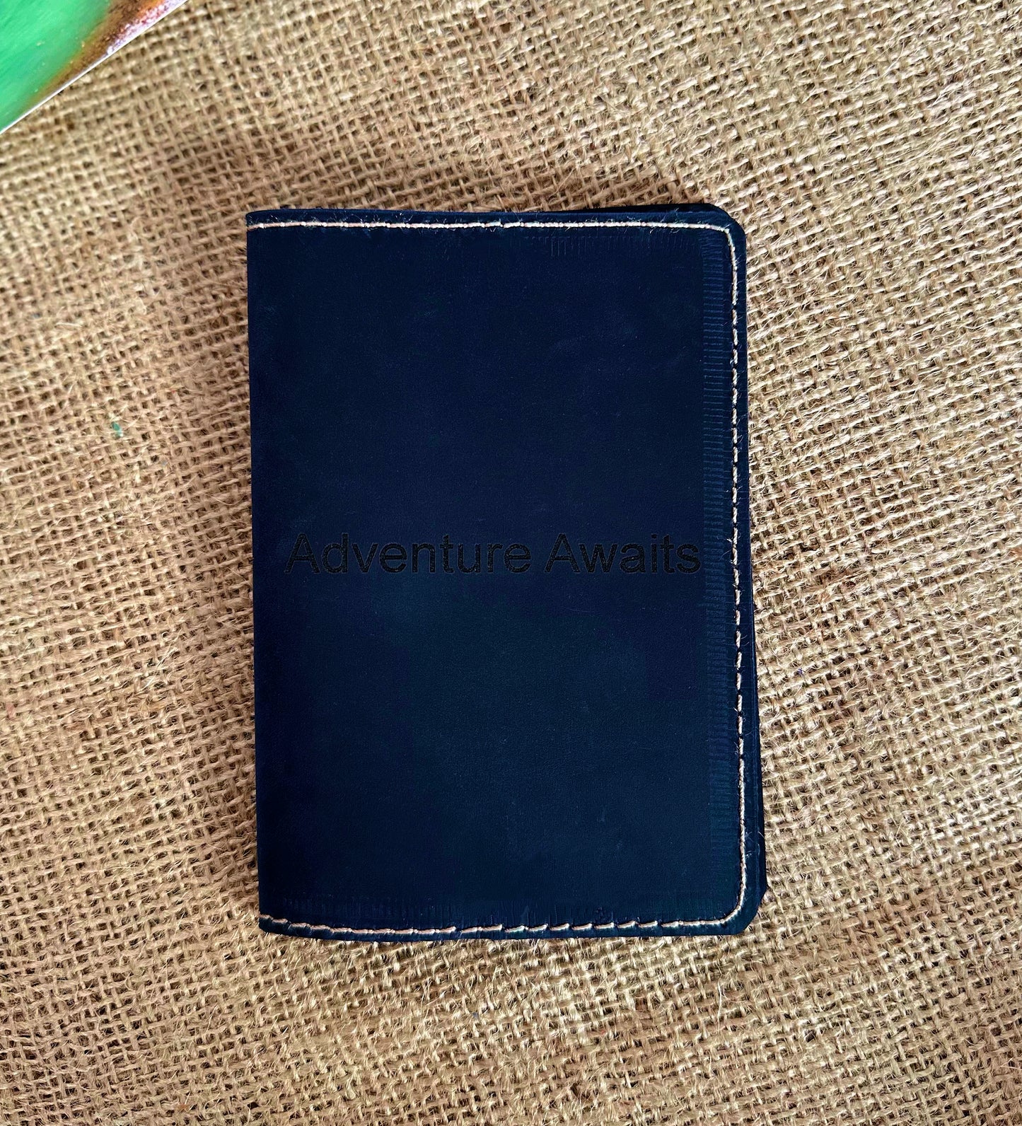 Custom nameplate on passport cover
