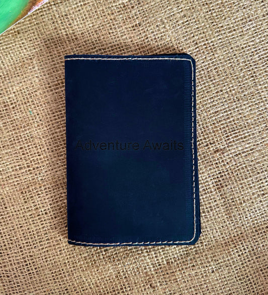 Custom nameplate on passport cover