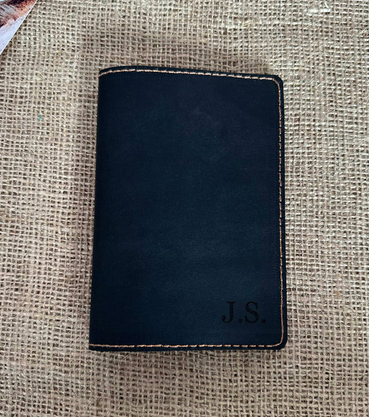 Minimalist style leather passport holder