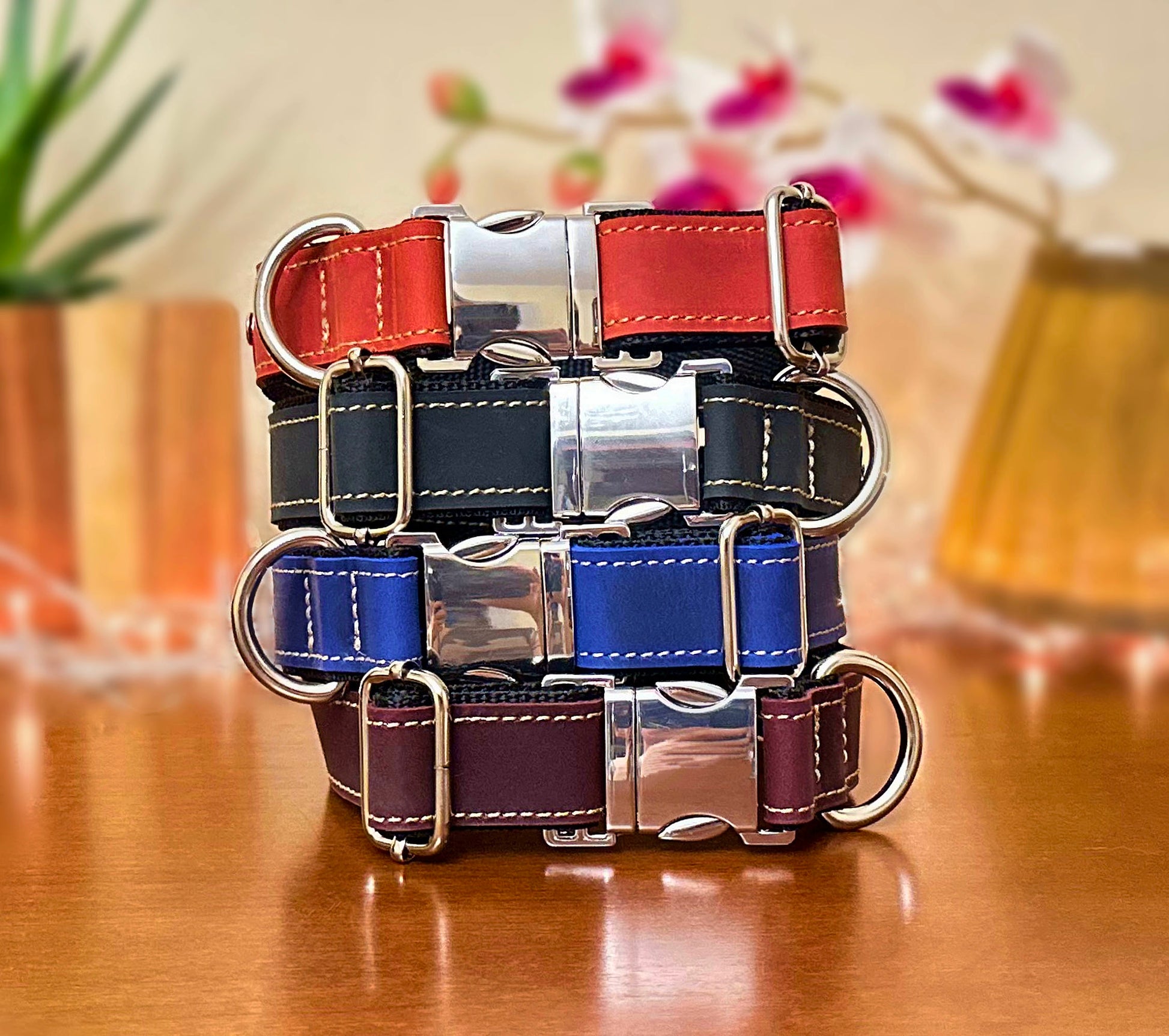 quick-release collar leather